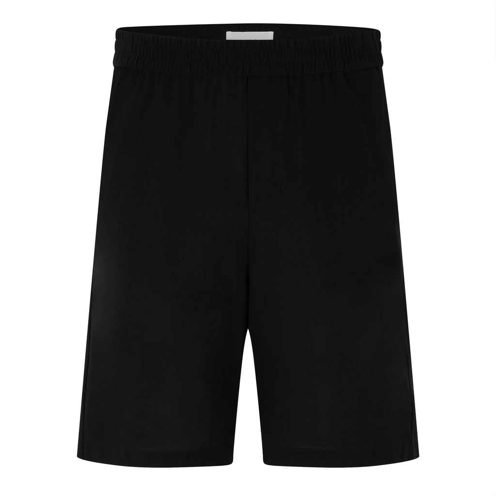 AMI Paris De Coeur Bermuda Shorts - BLACK 001